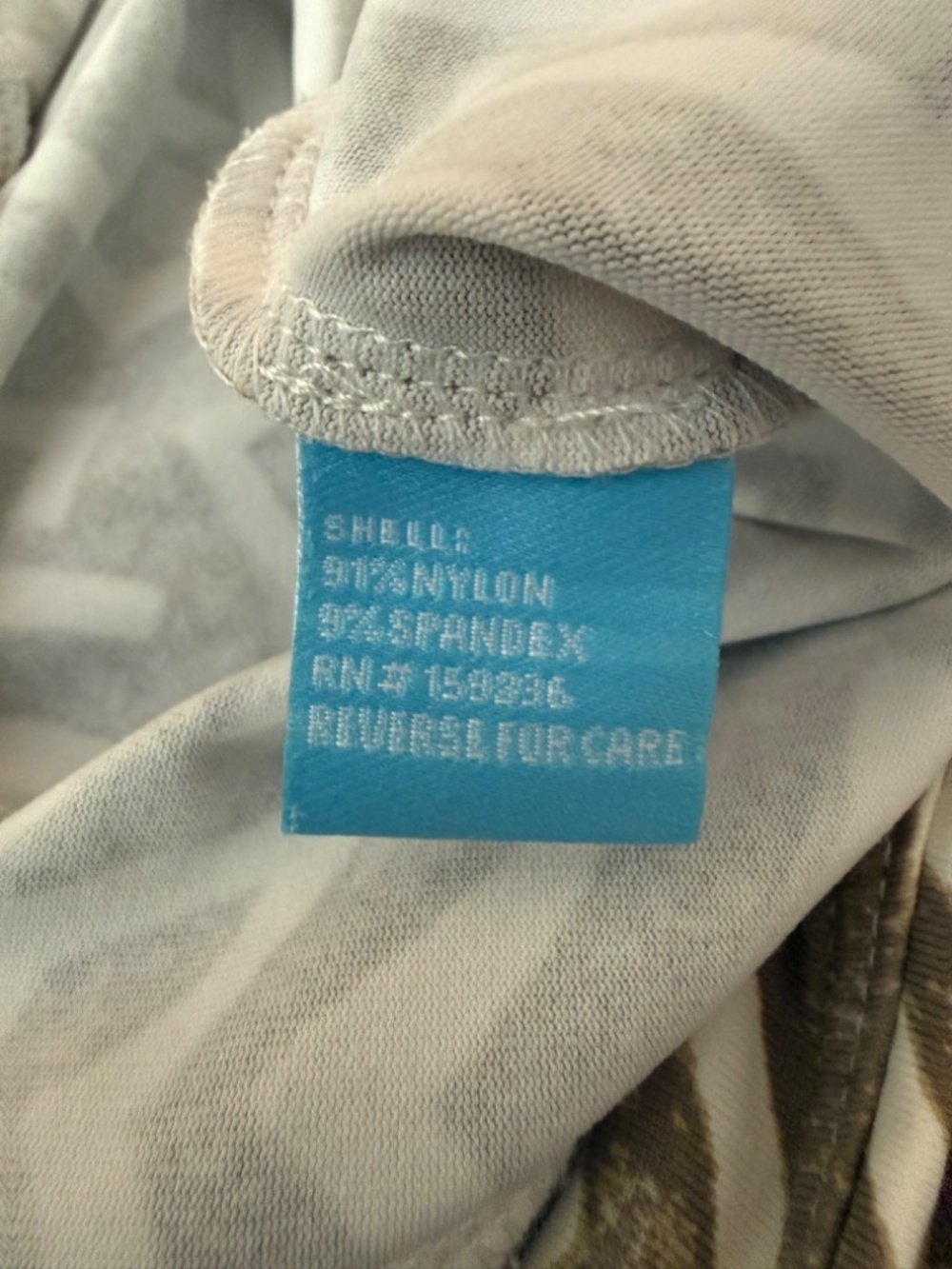 NEW! J. McLaughlin Carmel Pants Pull On Stretch Tan/Cream Nile Geo Print Size S - Picture 7 of 12